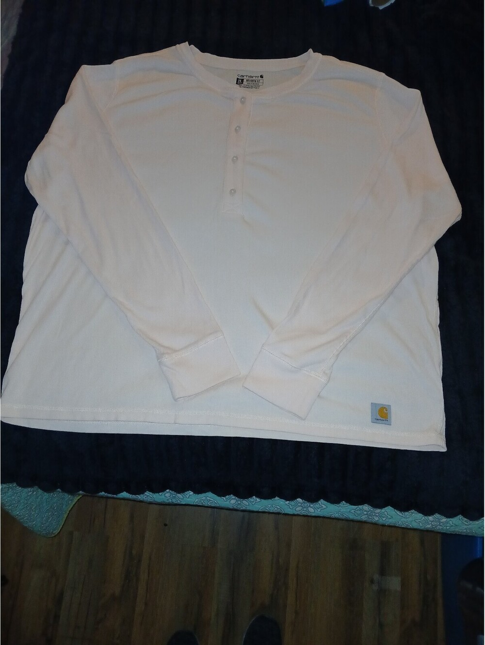 Womans blush carhartt henley shirt